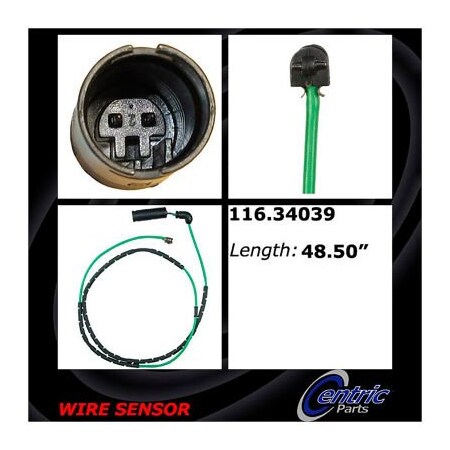 Centric Brake Pad Sensor Wires, Parts 116.34039